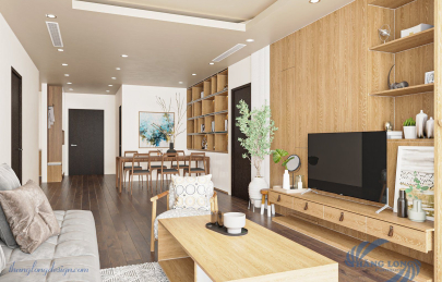 Thiết kế và thi công nội thất chung cư Hoàng Huy, 275 Nguyễn Trãi, TX, HN